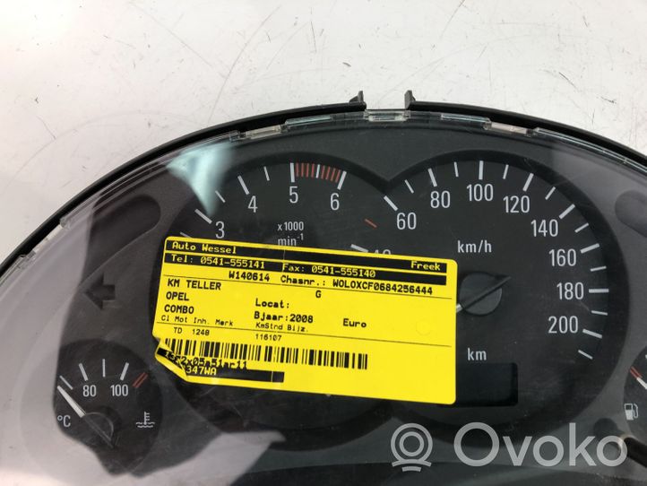 Opel Combo D Compteur de vitesse tableau de bord 13173347WA