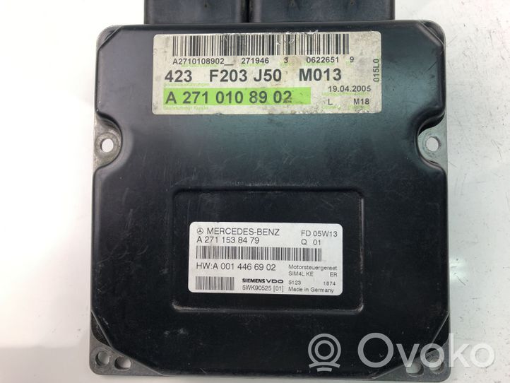 Mercedes-Benz C AMG W203 Calculateur moteur ECU A2711538479