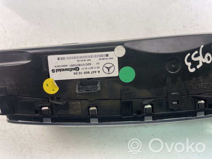 Mercedes-Benz Vito Viano W447 Centralina del climatizzatore A4479051004