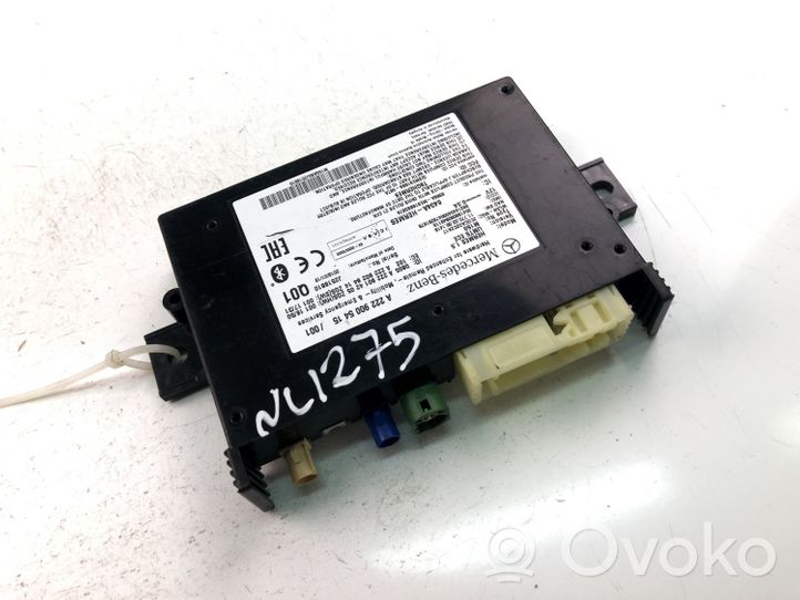 Mercedes-Benz E W213 Bluetoothin ohjainlaite/moduuli A2229005415