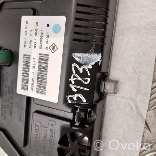 Renault Zoe Velocímetro (tablero de instrumentos) 248093870R