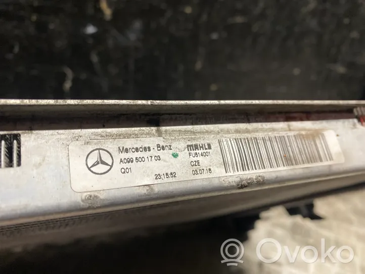 Mercedes-Benz C AMG W205 Radiatore di raffreddamento A0995001703