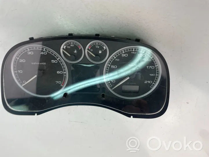 Peugeot 307 Compteur de vitesse tableau de bord P9636708280B