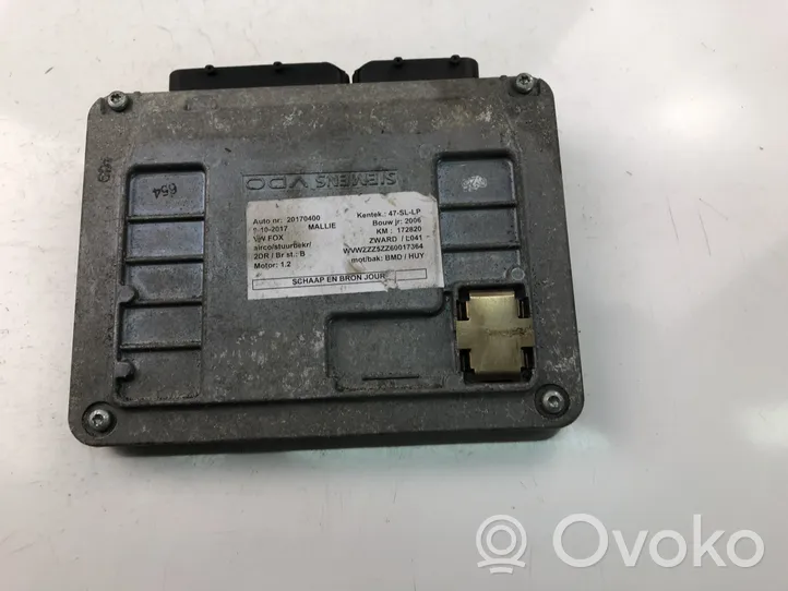 Volkswagen Fox Sterownik / Moduł ECU 03D906033H