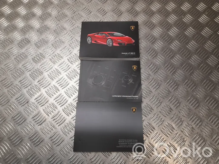 Lamborghini LP 580-2 Owners service history hand book 4T8012720AF