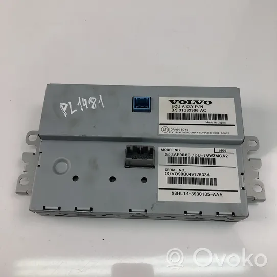 Volvo XC40 Ekranas/ displėjus/ ekraniukas 31382906AC