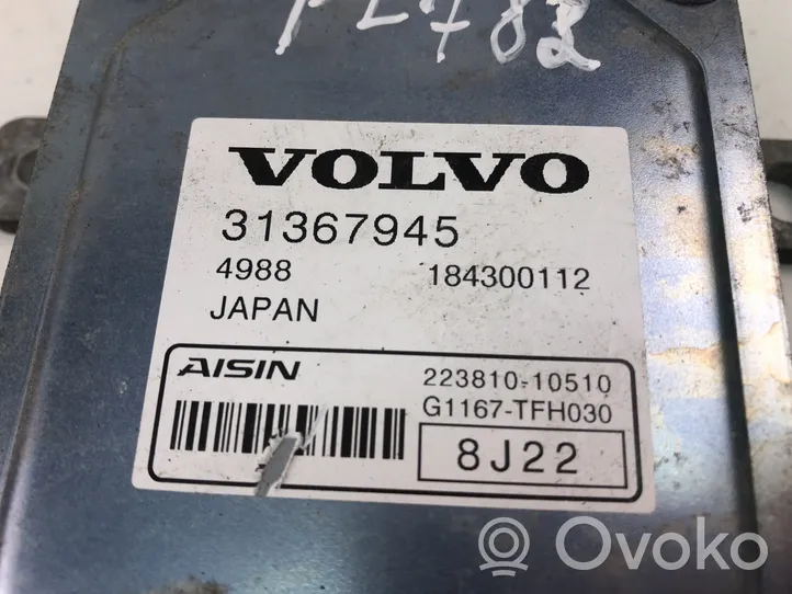 Volvo XC90 Module de contrôle de boîte de vitesses ECU 31367945