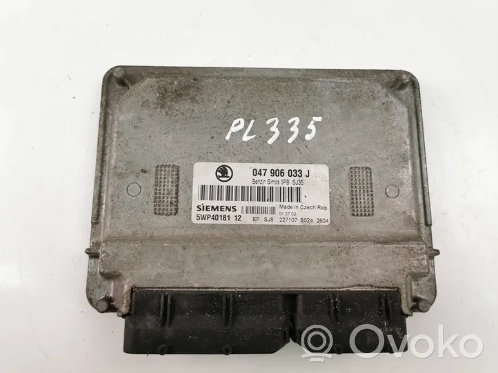 Skoda Fabia Mk1 (6Y) Sterownik / Moduł ECU 047906033J