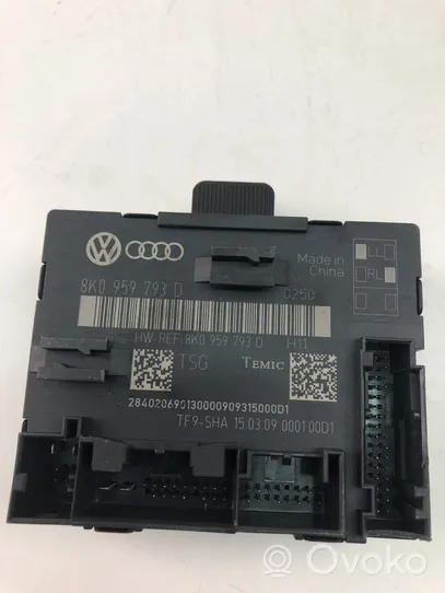 Audi A4 S4 B8 8K Durų elektronikos valdymo blokas 8K0959793D