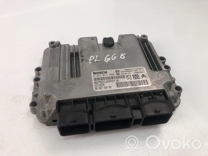 Peugeot 207 Sterownik / Moduł ECU 9663755480