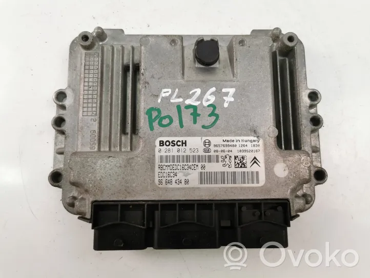 Peugeot 207 Sterownik / Moduł ECU 9664843480