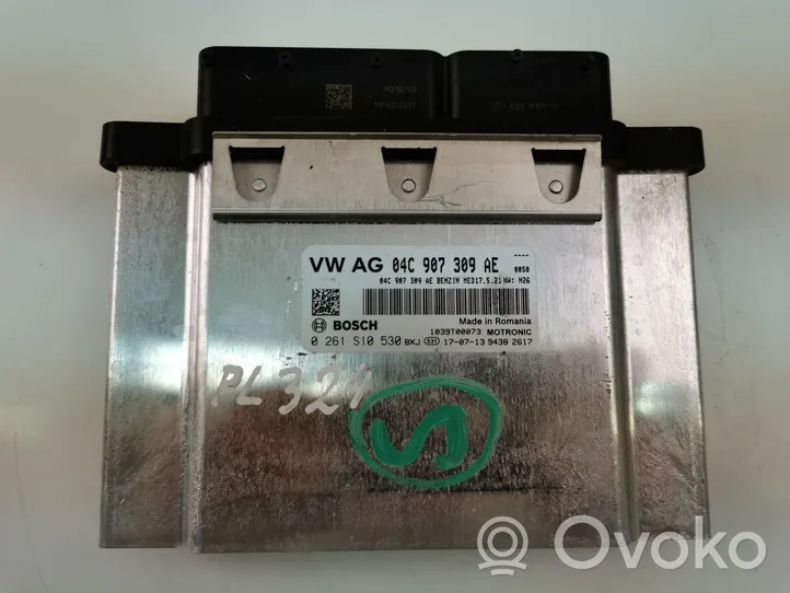 Volkswagen Polo V 6R Dzinēja vadības bloks 04C907309AE