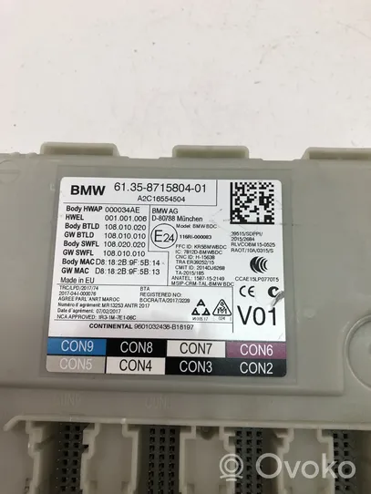 BMW 5 G30 G31 Modulo comfort/convenienza 8715804