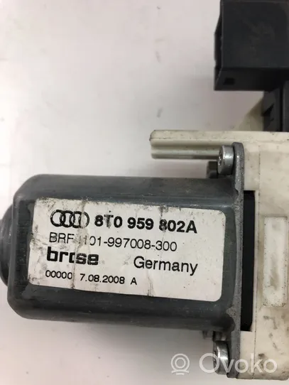 Audi A5 8T 8F Front door window regulator motor 8T0959802A