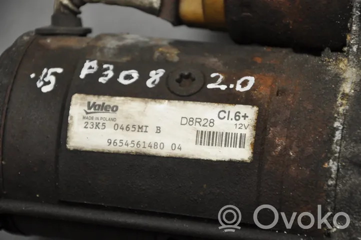 Peugeot 308 Starter motor 9654561480