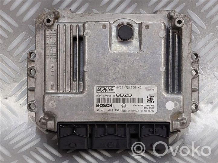 Ford Fiesta Unité de commande, module ECU de moteur 8V21-12A650-KD