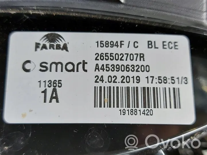 Smart ForFour II W453 Feux arrière / postérieurs A4539063200