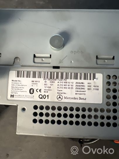 Mercedes-Benz E A207 Radio / CD/DVD atskaņotājs / navigācija A2129005212