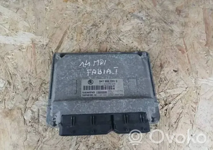 Skoda Fabia Mk1 (6Y) Calculateur moteur ECU 047906033G