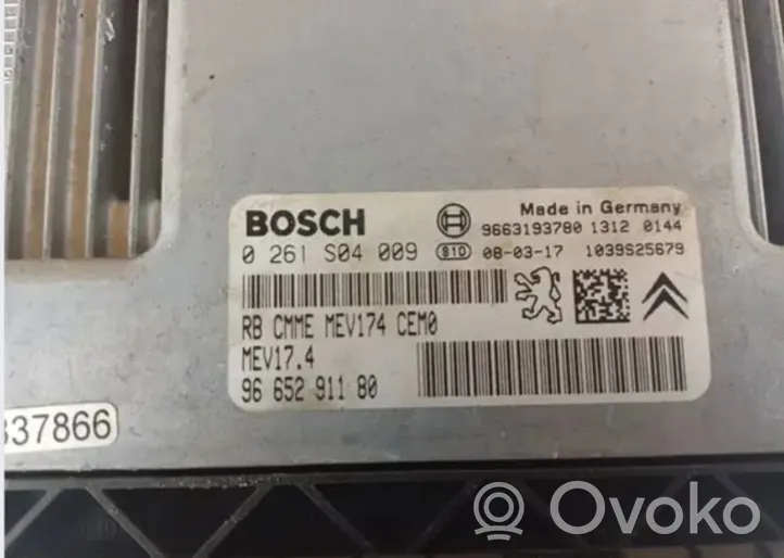 Peugeot 308 Sterownik / Moduł ECU 0261S04009