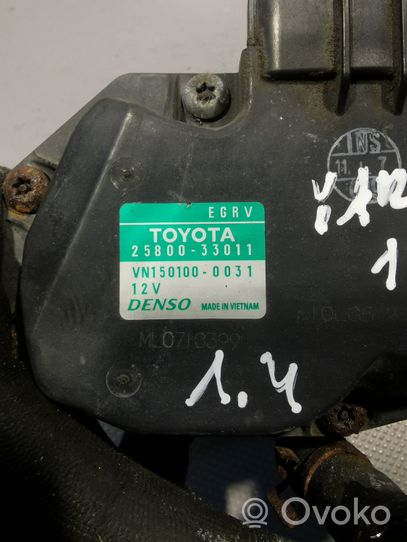 Toyota Yaris EGR-venttiili 2580033011