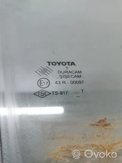 Toyota Corolla Verso E121 Vetro del finestrino della portiera anteriore - quattro porte 