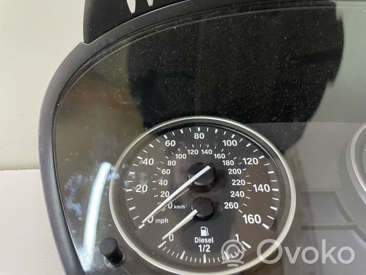 BMW X5 E70 Compteur de vitesse tableau de bord 9218856