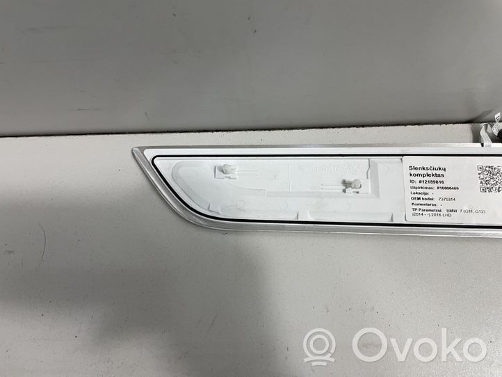 BMW 7 G11 G12 Garniture de protection de seuil intérieur 7370314