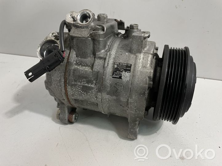 BMW X3 F25 Ilmastointilaitteen kompressorin pumppu (A/C) 9216467