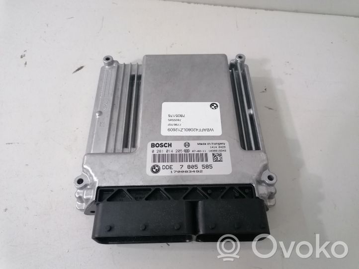 BMW X5 E70 Kit centralina motore ECU e serratura 6943833