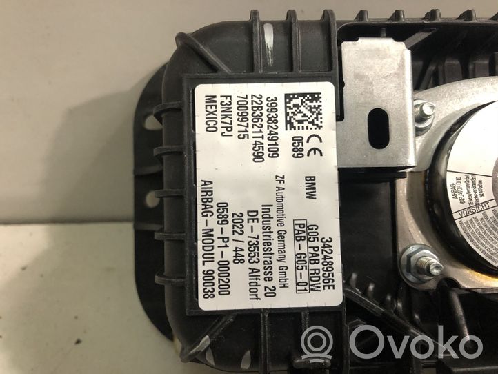 BMW X5 G05 Poduszka powietrzna Airbag pasażera 9382491