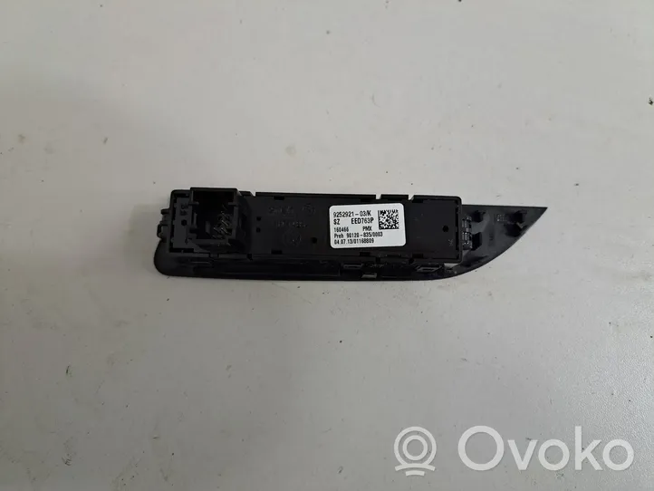 BMW 1 F20 F21 Altri interruttori/pulsanti/cambi 9252921