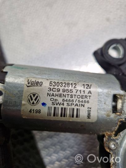 Volkswagen PASSAT B7 Galinio stiklo valytuvo varikliukas 3C9955711A