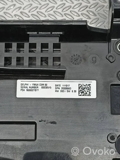 Citroen DS4 Panel klimatyzacji 9666027877
