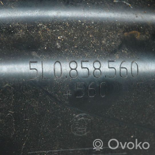Skoda Yeti (5L) Elementy poszycia kolumny kierowniczej 5L0858560