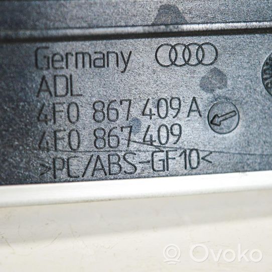 Audi A6 S6 C6 4F Inne elementy wykończeniowe drzwi tylnych 4F0867409