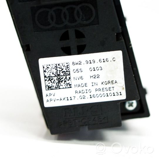 Audi A4 S4 B9 Zestaw przełączników i przycisków 8W2919616C