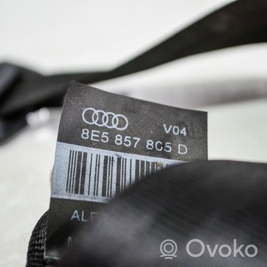 Audi A4 S4 B7 8E 8H Takaistuimen turvavyö 8E5857805D