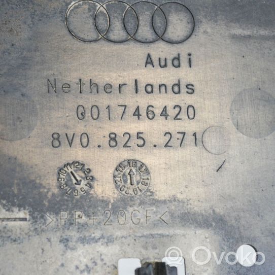 Audi A3 S3 8V Polttoainesäiliön pohjapanssari 8V0825271