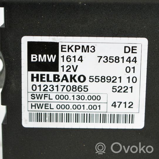 BMW 3 F30 F35 F31 Degvielas sūkņa vadības bloks 7358144