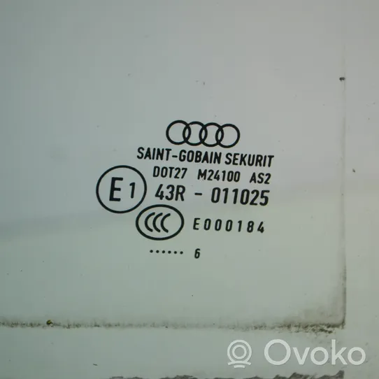 Audi A4 S4 B9 Szyba drzwi tylnych 8W5845206