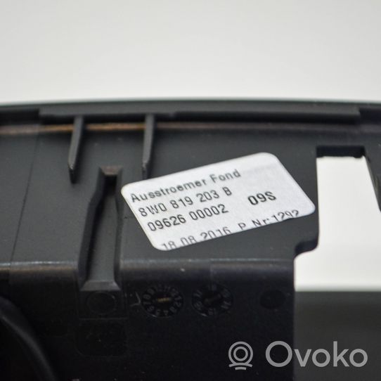 Audi A4 S4 B9 Kita centrinė konsolės (tunelio) detalė 8W0819203B