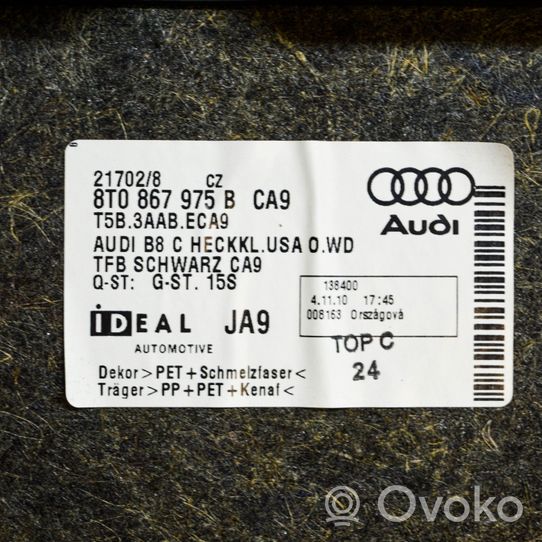Audi A5 8T 8F Verkleidung Heckklappe Kofferraumdeckel 8T0867975B
