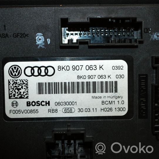 Audi A5 Sportback 8TA Module de contrôle carrosserie centrale 8K0907063K