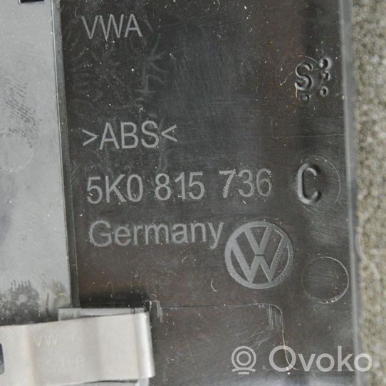 Volkswagen Golf VI Copertura griglia di ventilazione cruscotto 5K0815736C
