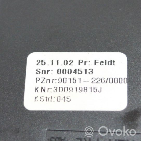 Volkswagen Phaeton Zestaw przełączników i przycisków 3D0919815J