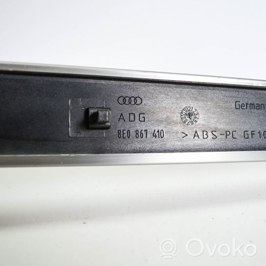 Audi A4 S4 B7 8E 8H Altro elemento di rivestimento della portiera anteriore 8E0867410