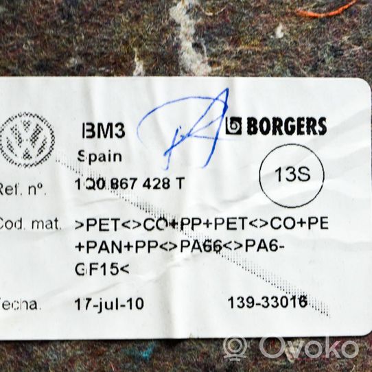 Volkswagen Eos Panneau, garniture de coffre latérale 1Q0867428T