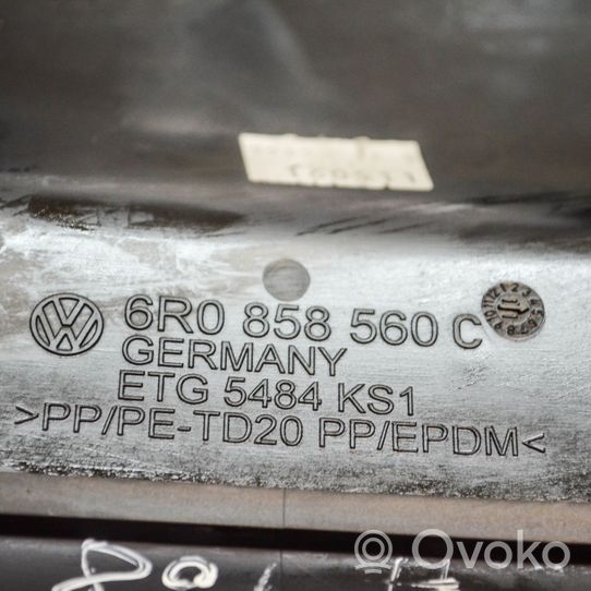Volkswagen Polo V 6R Elementy poszycia kolumny kierowniczej 6R0858560C
