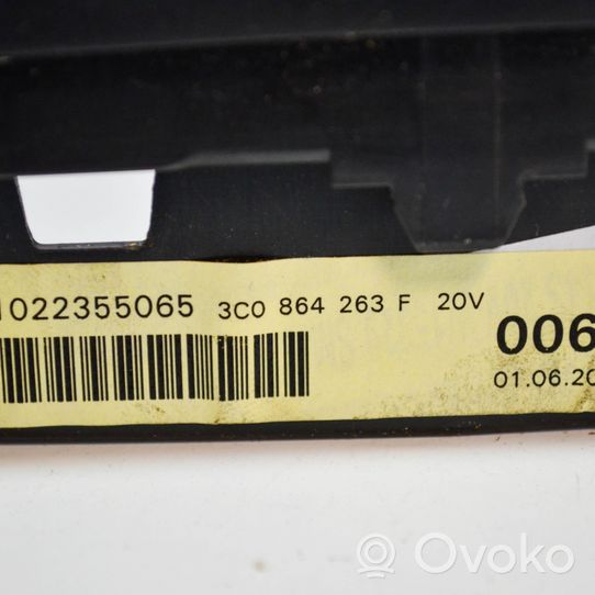 Volkswagen PASSAT CC Vaihteenvalitsimen kehys verhoilu muovia 3C0864263F
